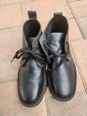 Born Men's Harrison Boots H57403 Size 9 Black Leather • $40