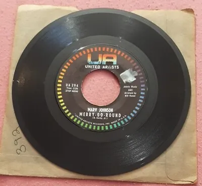 Marv Johnson 45 Tell Me That You Love Me / Merry-Go-Round UA 294 Vg+ • $11.77