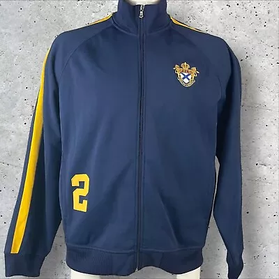 Vintage Polo Ralph Lauren Track Jacket XL Full Zip Embroidered Crest Zip R1 • $38.95