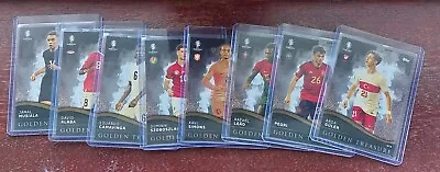 Complete Set X 8 #GT1-8 - Match Attax UEFA Euro 2024 - Golden Treasure Cards • £88.50