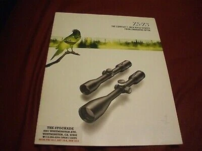 $10.99 • Buy 2009 SWAROVSKI OPTIK Z5/Z3 RIFLE SCOPES Catalog - POLICE