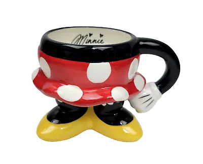 Disney Parks Minnie Mouse Polka Dot Skirt Legs Bottom Coffee Mug Cup Ceramic • $12.97