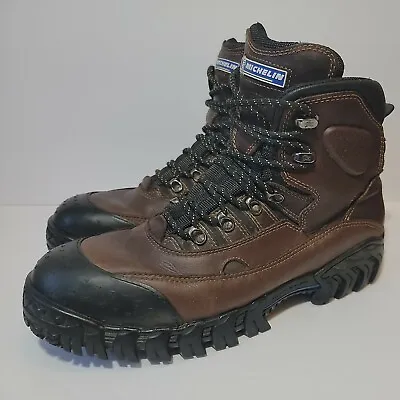 Michelin® MEN'S  WATERPROOF BOOTS PILOT EXALTO 12 WID BROWN 6 IN P051510 XPX461 • $129.95