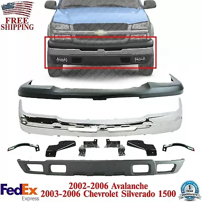 Front Bumper Kit & Brackets For 2003-2006 Chevrolet Silverado 1500 / Avalanche • $505.69