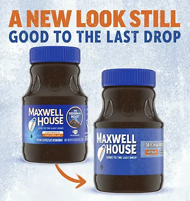 Maxwell House The Original Roast Instant Coffee 8 Oz Jar FREE SHIPING • $8.70
