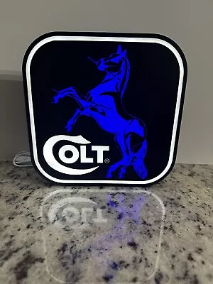 Colt Firearms Inspired LED Light / Sign Garage Man Cave Shop • $45