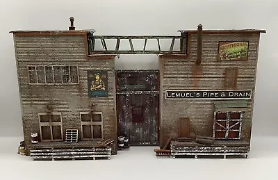 N Scale Lemuel’s Pipe & Drain Background Structure Kit Laser Cut • $39.99