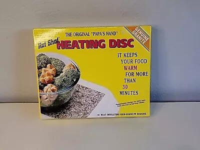 Vintage Hot Shot Heating Disc Genuine Granite The Original Papa’s Hand Food Warm • $12