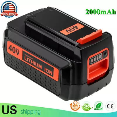 40Volt For Black & Decker 40V 2.0Ah MAX Lithium Ion Battery LBX36 LBX2040 LBXR36 • $25