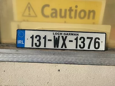 Republic Of Ireland License Plate Wexford Shipped From Ireland 131 WX 1376 • $13