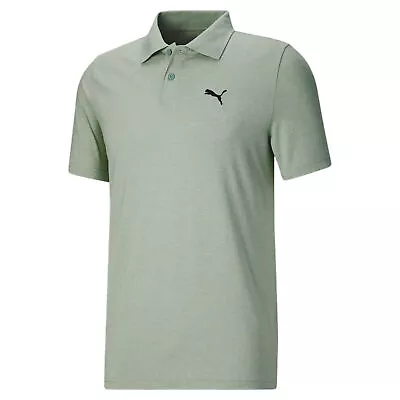 PUMA Men's ESS Heather Small Logo Polo • $16.99