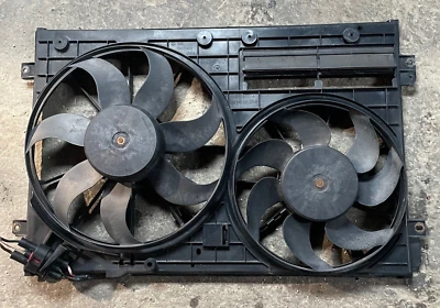 $99.95 • Buy 2009-2012 Volkswagen CC 2.0L Engine Cooling Radiator Dual Fan Motor Shroud OEM