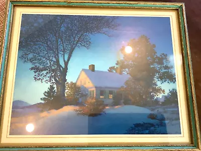 Vintage Evening 1956 Framed Print Maxfield Parrish • $175