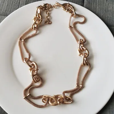 $15.99 • Buy New Zara Single Strand Necklace Heavy Gift Vintage Women Party Holiday Jewelry