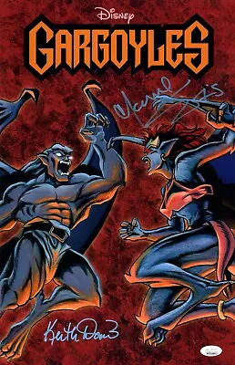 Gargoyles 11x17 Castx2 Signed Keith David Marina Sirtis JSA Certified Autograph • $274.95