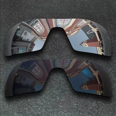 $15.99 • Buy US Silver&Black Polarized Replacement Lenses For-Oakley Oil Rig