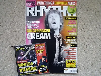 £6.99 • Buy Rhythm Magazine Ginger Baker Cream Issue 111 May 2005 Includes Cd