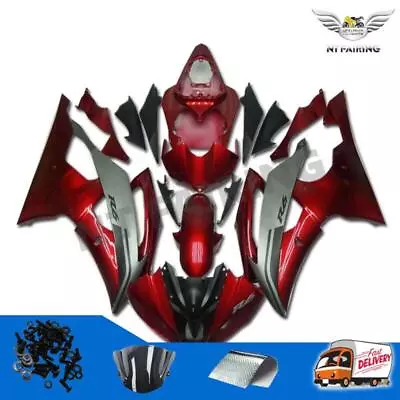 SM Red Fairing Fit For Yamaha 2008-2016 YZF R6 Injection Molding ABS Body N031 • $399.99