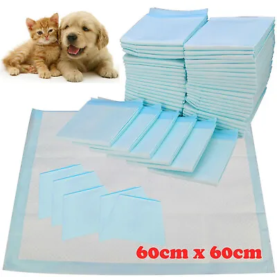 £31.95 • Buy HEAVY DUTY DOG PUPPY LARGE TRAINING WEE WEE PADS PAD FLOOR TOILET MATS 60 X 60cm