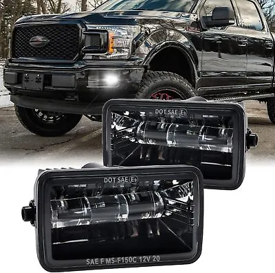 LED Driving Fog Lights Lamps Assembly For 2015-2020 Ford F150 2017-18 Super Duty • $42.98