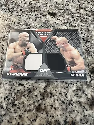 2011 UFC Title Shot Collision Course Dual Relics Georges St-Pierre Matt Serra • $21.95