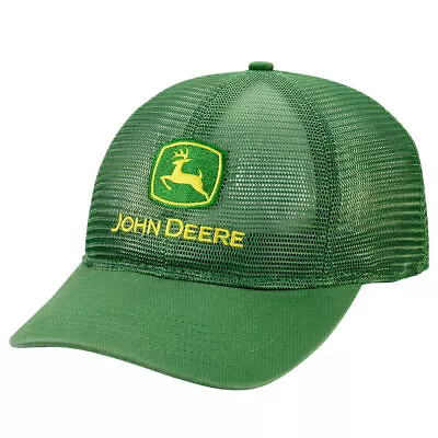 John Deere Green Trucker Soft Mesh Hat/Cap - LP81105 • $17.06