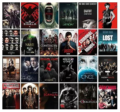 BEST TV SERIES POSTERS Show Print 60+ OPTIONS Variations Home Dec BUY1 GET 2FREE • £7.99