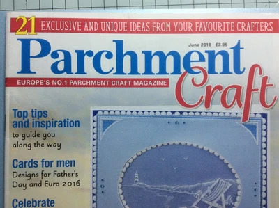 £1.50 • Buy Parchment Craft, Magazine June 2016, Great Condition. Full Of Patterns  used