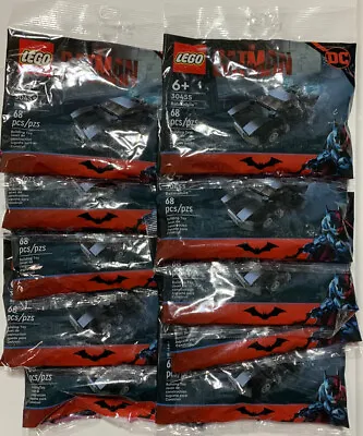 $49.99 • Buy Lego 30455 The Batman Batmobile DC Polybag 68 PCS Sealed Lot Of 10 Party Favors