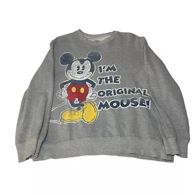 Vintage Rare Disney Mickey Mouse Comfy Crewneck Sweater • $21
