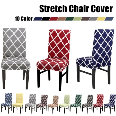 $5.73 • Buy Stretch Dining Chair Cover Seat Covers Spandex Washable Banquet Wedding  AUS