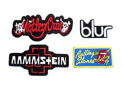 1x Motley Crüe Blur Rock Band Patch Embroider Cloth Badge Applique Iron Sew On • $7.99