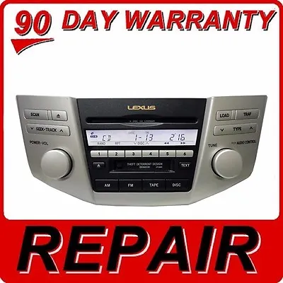 REPAIR 99 - 09 6 Disc Changer CD Player LEXUS RX300 RX330 RX350 RX400h RX450h • $251.10