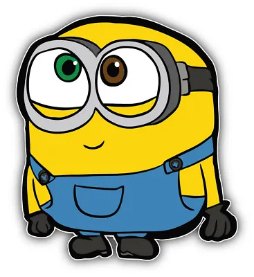 Minions Cartoon Funny Sticker Bumper Decal - ''SIZES'' • $3.75