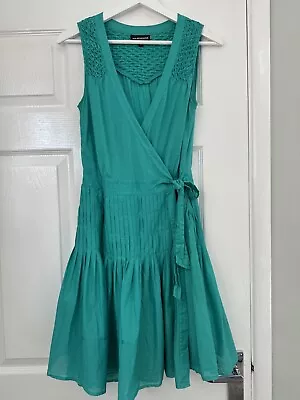 Warehouse Green Dress 10 • £5