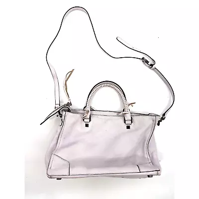 Rebecca Minkoff Regan Lavender Purple Satchel Leather Purse Handle Crossbody • $29.99