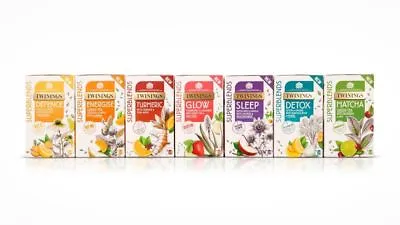 Twinings Superblends Enveloped Tea Bags - Various Flavours - FREE UK P&P • £3.49