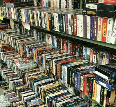 PICK 3 Movie LOT VHS VCR From List - Horror Sci Fi Vintage (HUGE UPDATE Feb 28) • $9.92