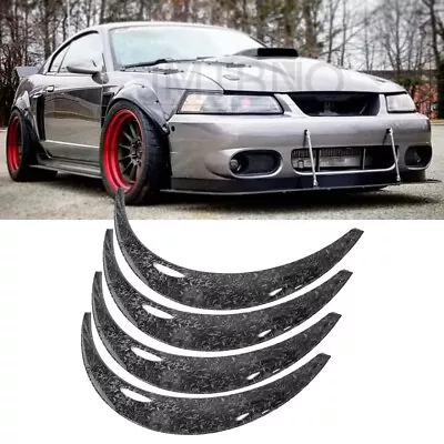 For Ford Mustang Car Fender Flares Extra Wide Body Kit Wheel Arches Mudguard 4PC • $89.29