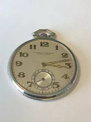 $15000 • Buy Vintage Vacheron & Constantin Platinum Eighteen Jewel Pocket Watch