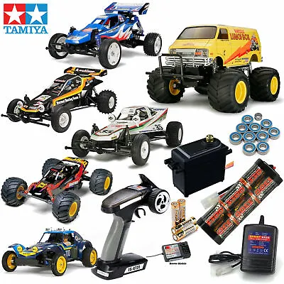 £199.99 • Buy TAMIYA RC Car/Buggy Kit RTR Bundle Deals Everything Included! Choose Your Car