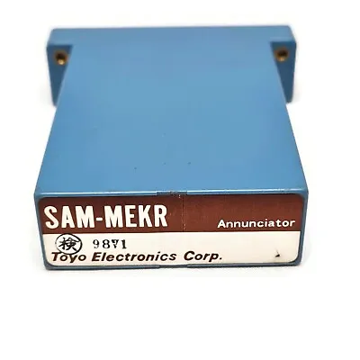 Toyo Electronics SAM-MEKR Annuciator. Made In Japan • $180