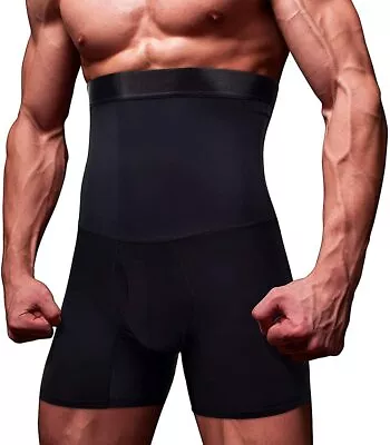 Men Tummy Control Shorts High Waist Slimming Body Shaper Belly Girdle Underwear  • $14.79