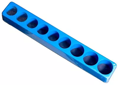 1/2  DR. Magnetic 9 Socket Holder Blue Organizer Mechanics Time Saver MTS 1280 • $24.49