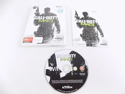 Mint Disc Nintendo Wii Call Of Duty: Modern Warfare 3 III Wii U Comp. Free Po... • $14.90
