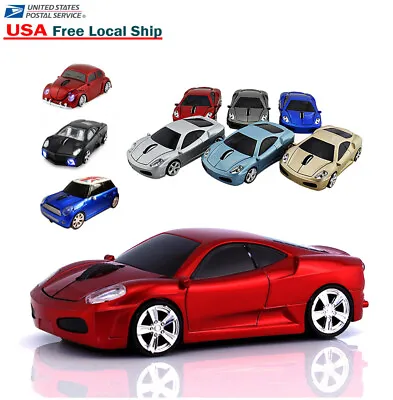 2.4Ghz Wireless USB Car Mouse Cordless Optical Game Laptop PC Notebook MAC Mice • $13.95