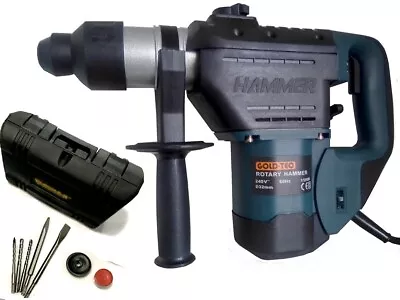 £49.99 • Buy New Gold-tec 1500w Sds Plus Rotary Hammer,chisel Action Concrete Corded Drill