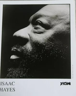 Isaac Hayes Pointblank Record Publicity Music Photo 8 X10 Original Vintage • $14