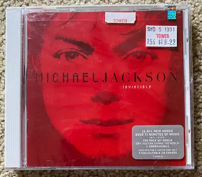 MICHAEL JACKSON - Invincible CD 2001 Epic OOP Rare RED Cover - Brand NEW / MINT • $32.55