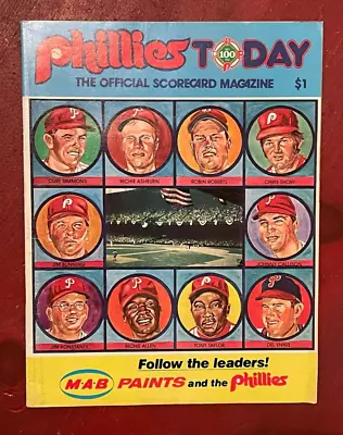 1983 Philadelphia Phillies Vs. New York Mets Official Scorecard Magazine-Scored • $5.50